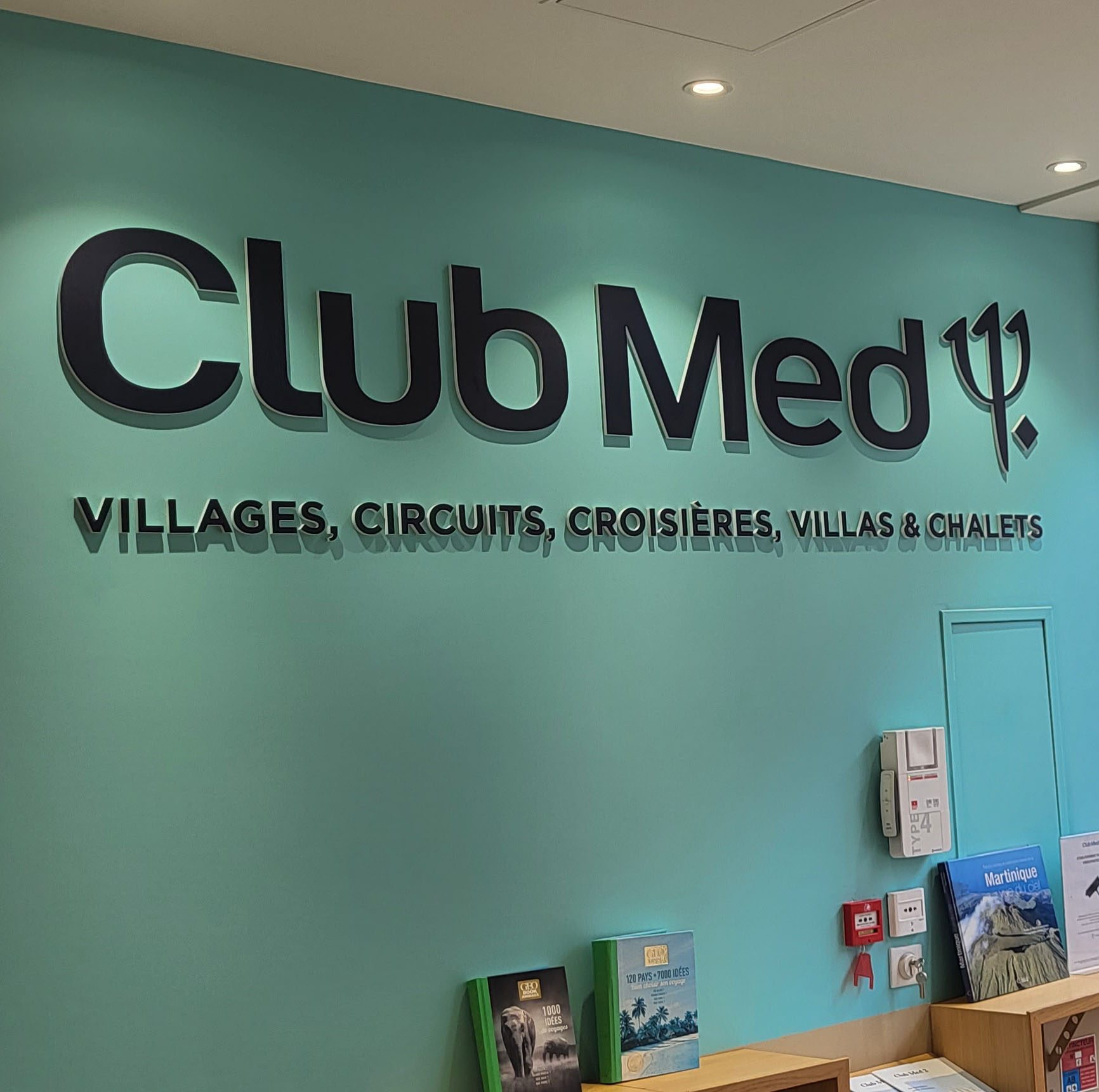 Club Med Lettrage 3D