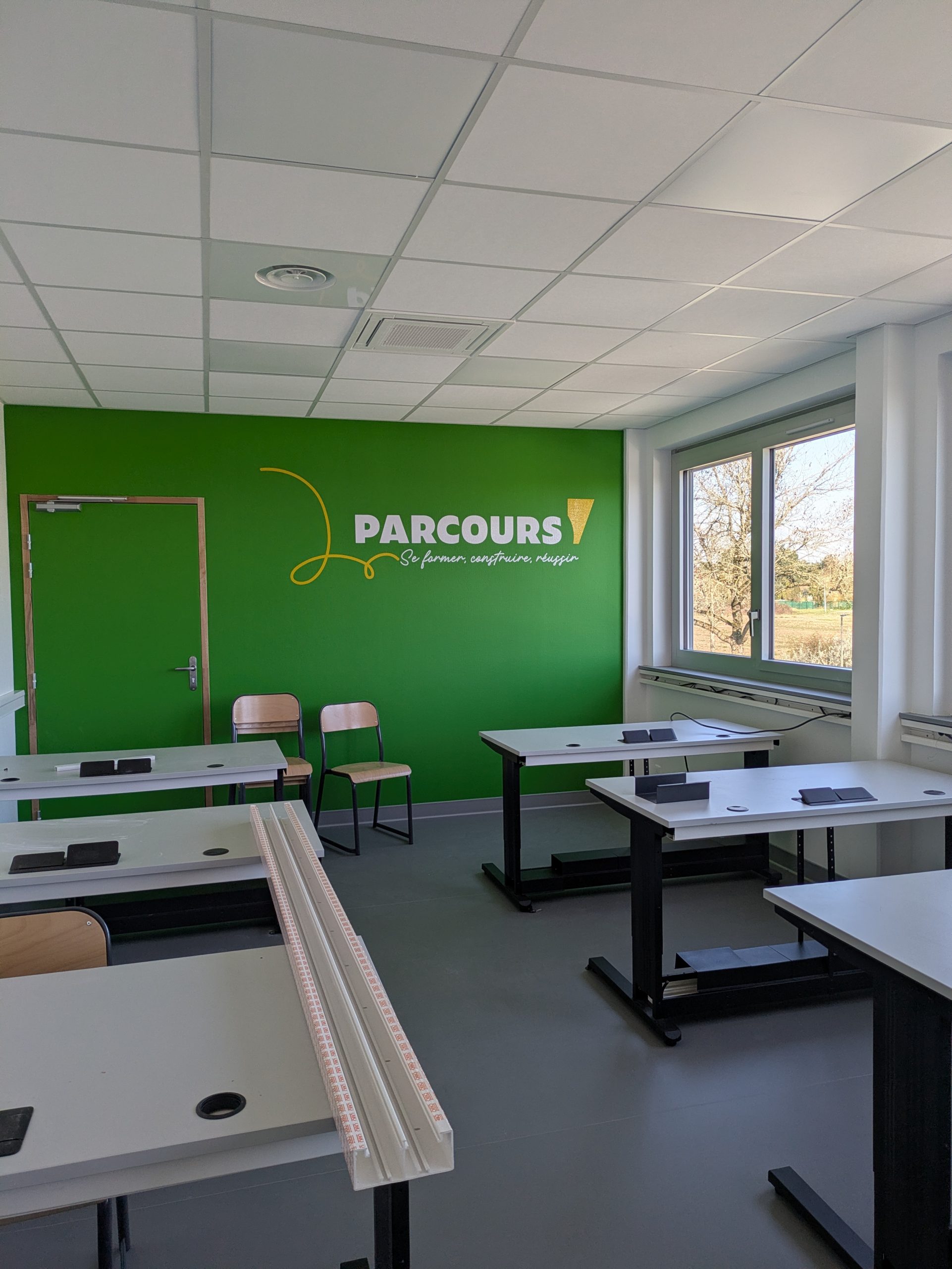 Décoration adhésive sur mur